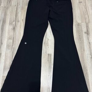 lululemon athletica Black Flared Pants